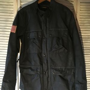 Ralph Lauren Denim & Supply Wax cotton jacket coat
